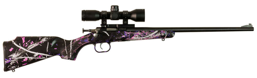 Rifles Long Guns Keystone Sporting Arms Crickett 22LR CRICKETT 22LR BL/MG SCOPE PKG • MUDDY GIRL CAMO | CASE